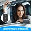 3Pcs Car Key Covers Replacement Durable Rubber Buttons Car Key