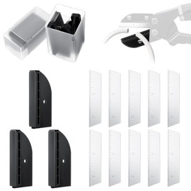 Feekoon 2-1/2" Replacement (10) Blades & (3) Anvils & (2) Storage Boxes, Cutting Tool Compatible with Craftsman Ronan Handi-Cut 301/330/37310/37300/37250