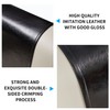 MINJIATEX Recliner Headrest Covers Protector Washable Non Slip Faux Leather