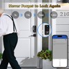 Biometric Smart Lock Deadbolt. Keyless Entry Door Lock with App