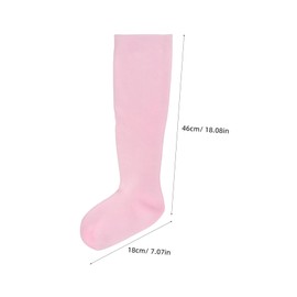 Abaodam Long Moisturizing Socks for Men and Women Soft Elastic Spa Socks for Full Foot Care for Overnight Use Breathable Sebs Design for Dry Cracked Heels