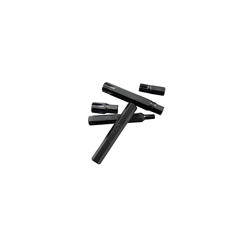 US PRO 42pc Bit Set, Hex, Allen, Torx, Star, Spline