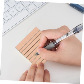 Operitacx 6 horizontale Haftnotizen Schreibnotizblock Klebezettel Notizzettel Memo Notizblock Haftnotizen in großen Mengen Schulklebestreifen tragbare Notizblöcke tragbarer Notizblock Papier