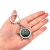 IKAAR Compass Outdoor Pocket Compass Mini Compass Keyring Waterproof Marching