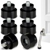 6 Pcs Door Stopper Rubber Tip Replacement - Heavy Duty