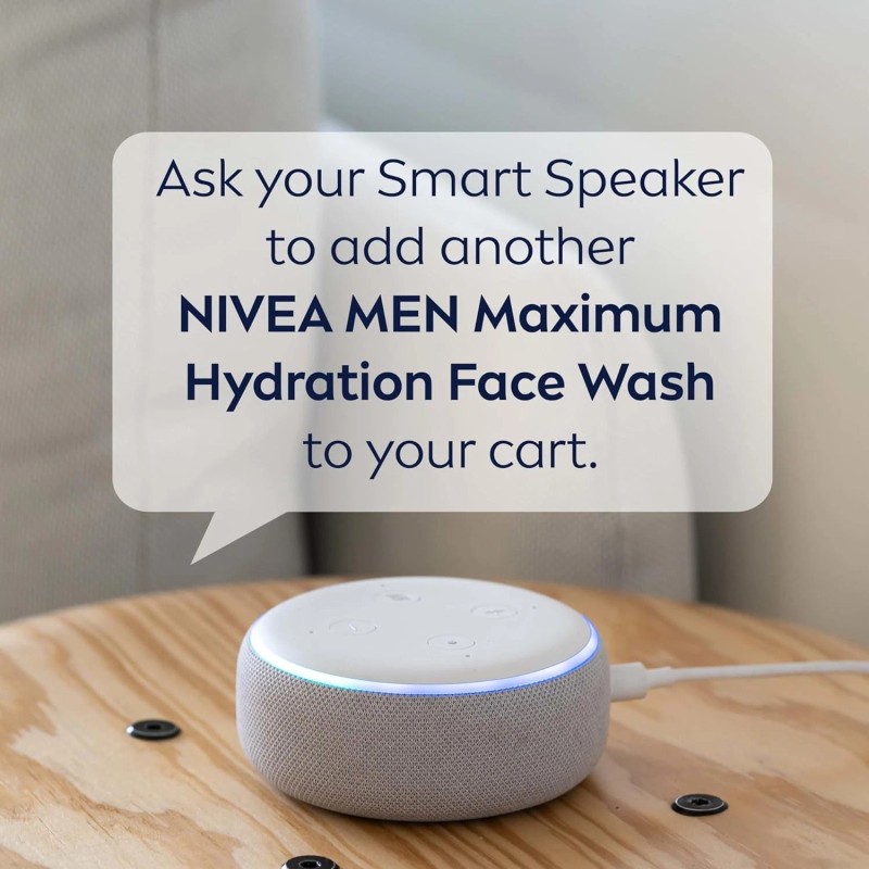 NIVEA MEN Maximum Hydration Moisturizing Face Wash with Aloe Vera,
