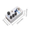 MOSKYAudio Distortion/Overdrive Guitar Effect Pedal 4 Mode Switch Volume/Tone/Drive Controls