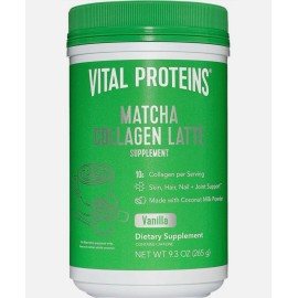 Vital Proteins Matcha Collagen Latte Vanilla 8.3oz Exp 8/15/2025