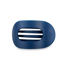 TELETIES - Large Flat Round Hair Clip - Fall Collection - Hair Claw Clips for Women - Strong Grip, Bendable Teeth, Curved Design - For All Hair Types and Textures - Midnight Rain