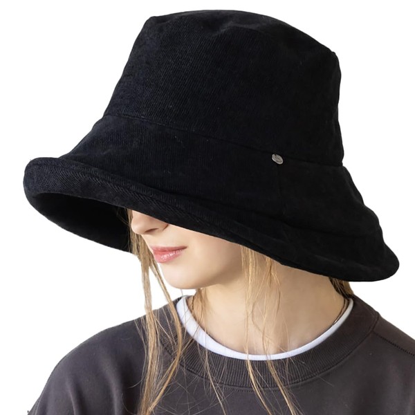 Loo&c Women's Hat, Large Size, Wide Brim, Claire AW Charmant