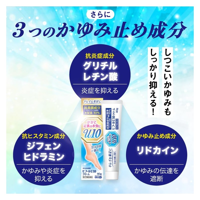 [Designated 2nd Pharmaceutic] Hiphur U10 Cream 1.4 oz (40 g)