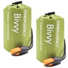 ROOBUCK Emergency Sleeping Bag 2 Pack Lightweight Survival Sleeping Bags
