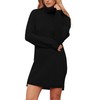 JFAN Women's Winter Dress, Long Knitted Dress, Batwing Sleeves, Knitted