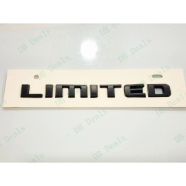 Grand Cherokee 1P Matte Black Rear Limited Emblems Badge Letter 2021+ Jeep Grand Cherokee WL/WK
