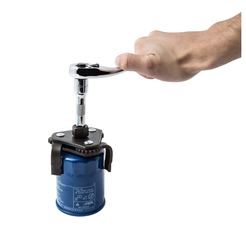 Steelman Universal Oil Filter Wrench Oil Filter Removal Tool, Three-Jaw,