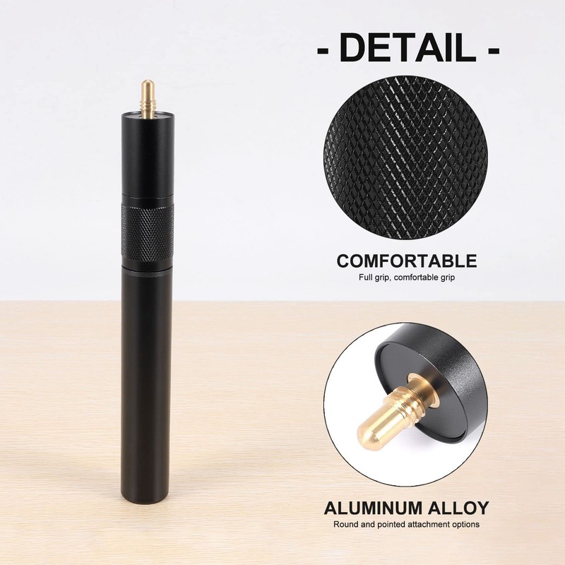 Joasaca 9 Inch Aluminum Alloy Billiard Pool Cue Telescopic Adjustable