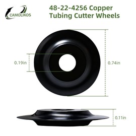 48-22-4256 Copper Tubing Cutter Wheels (2-Pack) Compatible With Milwaukee 48-22-4253 48-22-4252 48-22-4254 48-22-4258 48-22-4250 48-22-4251 48-22-4259 Replacement Cutter Wheels