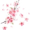 DECHOUS Cherry Blossoms Decal Car Door Sticker Automotive Creative Flower