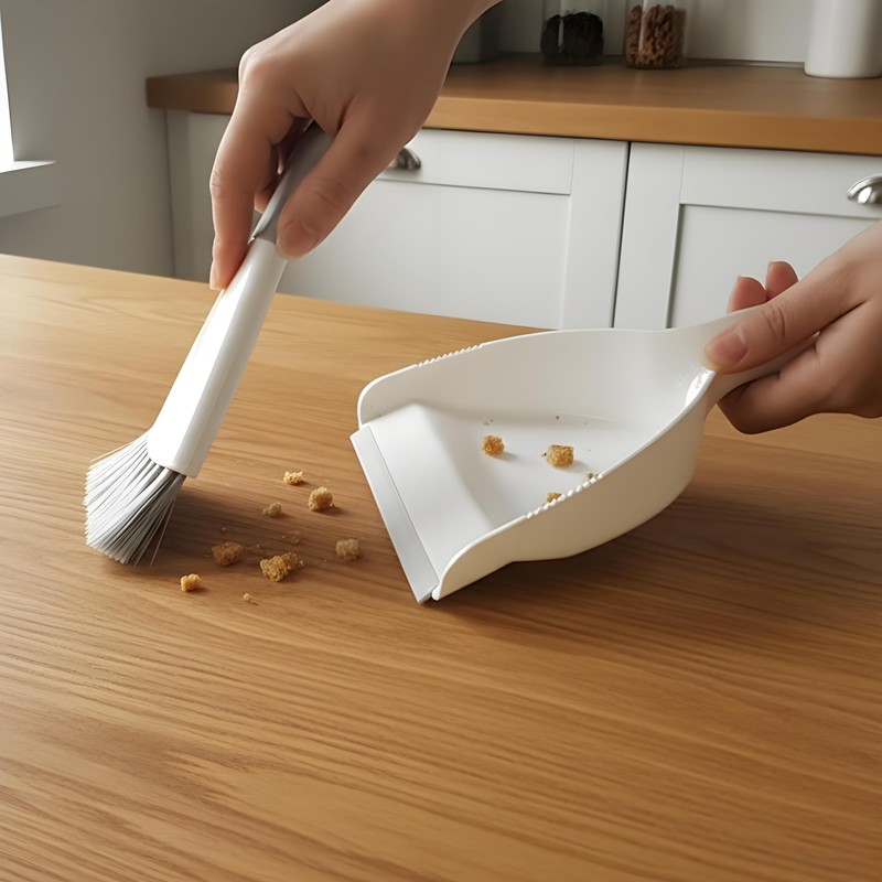 Dust pan Broom Brush Dustpan - Dustpan and Brush Set,Mini
