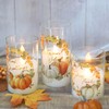 GORGE MOMENT Flameless Candles for Fall, LED set of 3