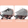 WYFCR Foldable Pram Sunshade Cover with Viewing Window for Strollers,Stroller