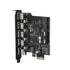 PCI-E to 5 Port USB 3.0 19 Pin PCI Express