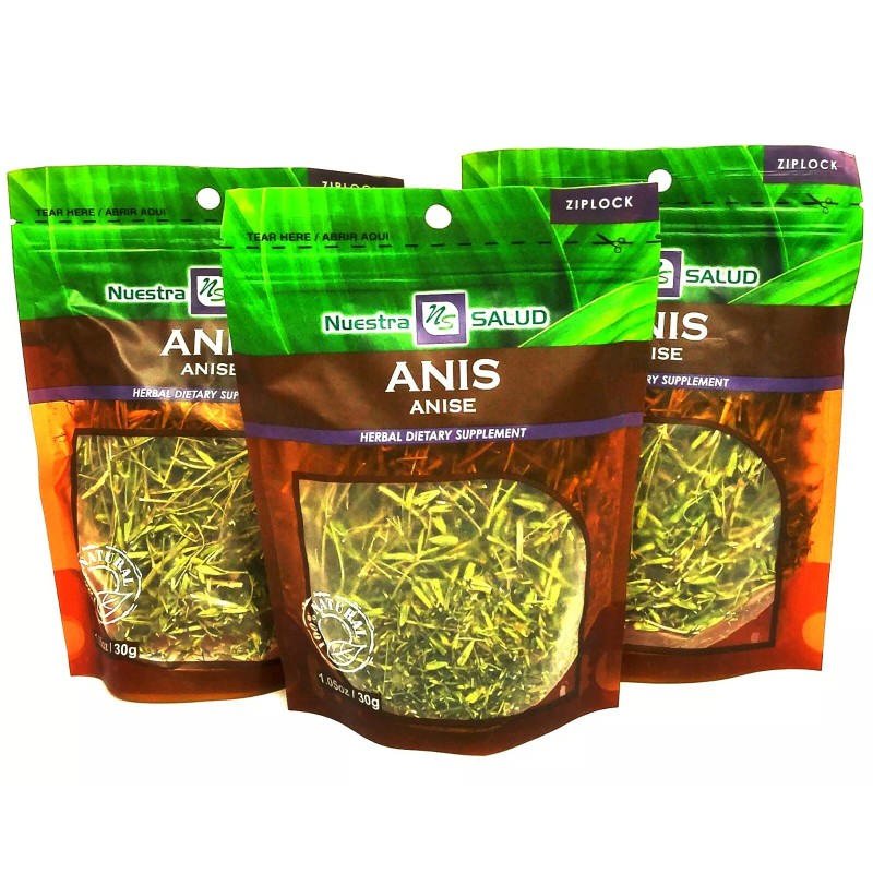 Nuestra Salud Anise Tea Anis Herbal Infusion Tea (90g)