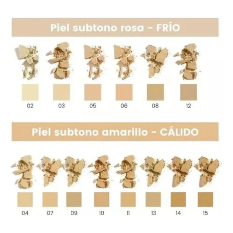 Maquillaje Polvo Compacto Bissú Acabado Mate 8g 11 Almond