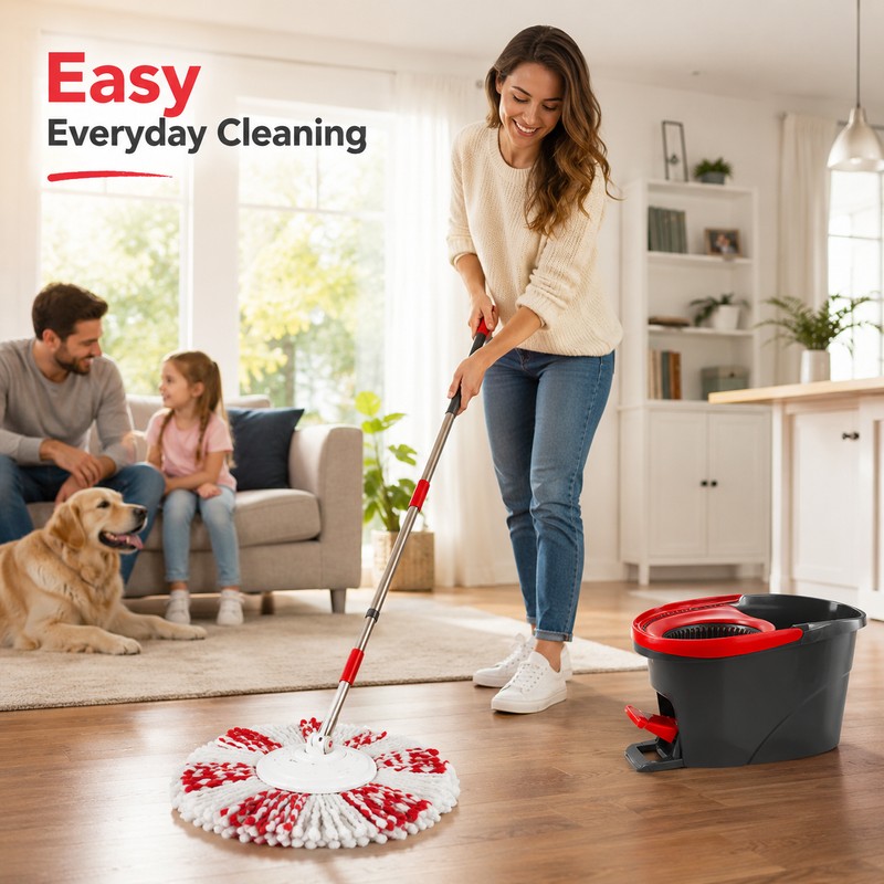 Microfiber Spin Mop Head Replacement for EasyWring Systems – Absorbent