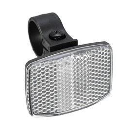 X AUTOHAUX Bicycle Reflector 2.17"x1.57" Bicycle Warning Reflector Bicycle Accessories Plastic White