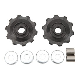6mm Wheel Pulley Conversion Kit, Professional Steel Durable Wheel Pulley Kit Replacement for Suntour Simplex, Jockey Wheel Bolts for Vintage Suntour or Simplex, Easy to Install