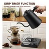 Gooseneck Electric Kettle with ±1℉ Precision Temperature Control for Pour