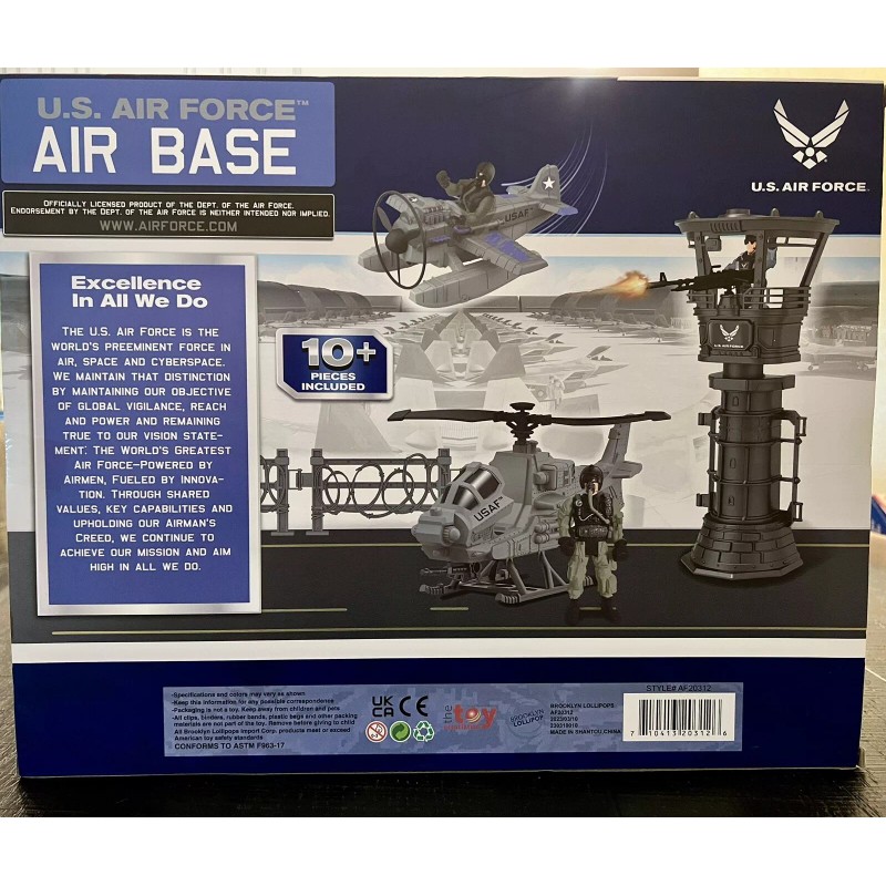 Brooklyn Lollipops U.S. Air Force Air Base Action Figure Set.
