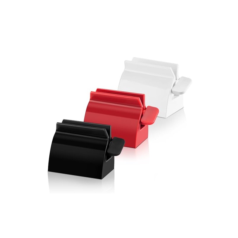 EVOULTES Toothpaste Tube Squeezer, 3 Pack Toothpaste Dispenser Tool