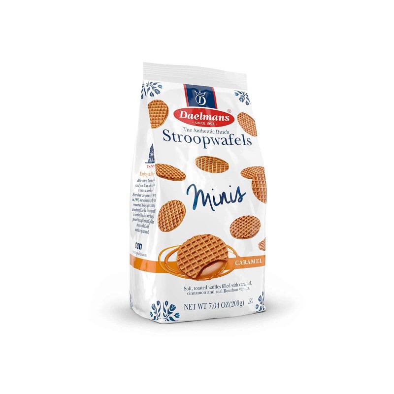 Daelmans Mini Stroopwafels Soft Toasted Waffles Pack Of 3 Gourmet