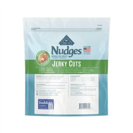 Nudges Jerky Cuts Natural Dog Treats Chicken 16 Oz, Nudges Jerky Cuts are Made with Real Chicken