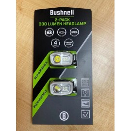 BUSHNELL 2-PACK 300 LUMEN HEADLAMP *NEW
