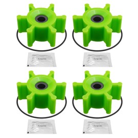 6303-0007-P Polyurethane Impeller with O-Ring and Lubricant Compatible with Jabsco Ballast Pumps Replaces 09-824P-2 09-824P1EZ, Drive Type 4, 6-Blade, 2 inch Diameter, 4PCS