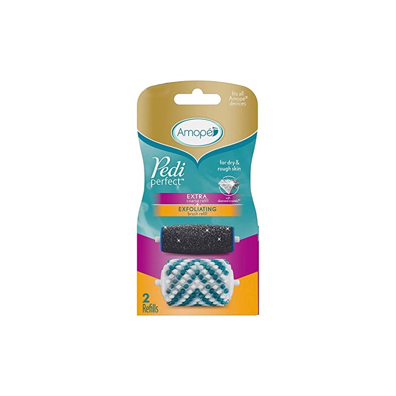 Amope Pedi Perfect – Electronic Foot File Mixed Refills, 2