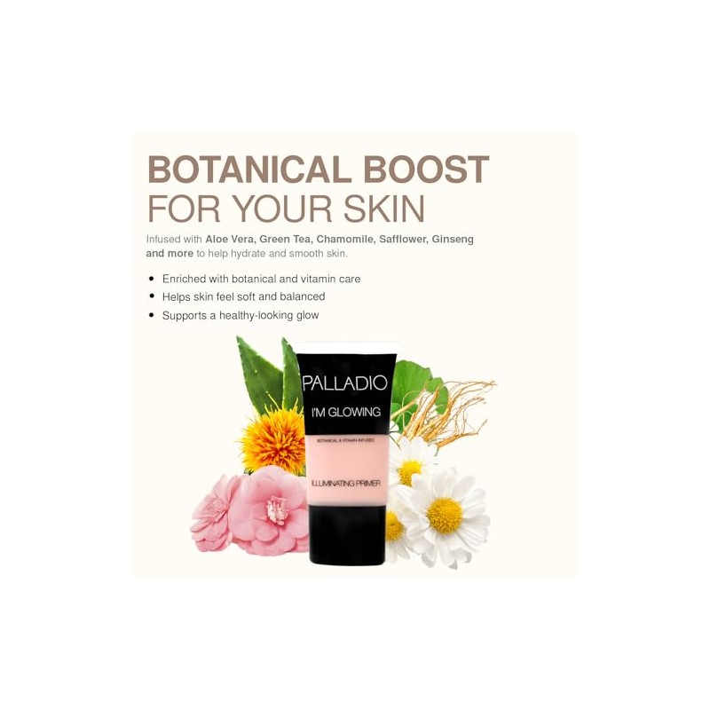 Palladio Im Glowing Illuminating Primer Rosa Nacarado Acabado Radiante