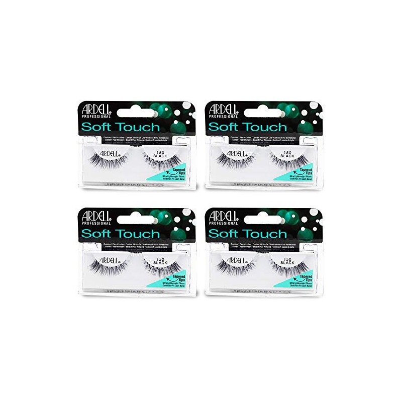 Ardell - False Eyelashes Soft Touch 150 Black (4 Pack)