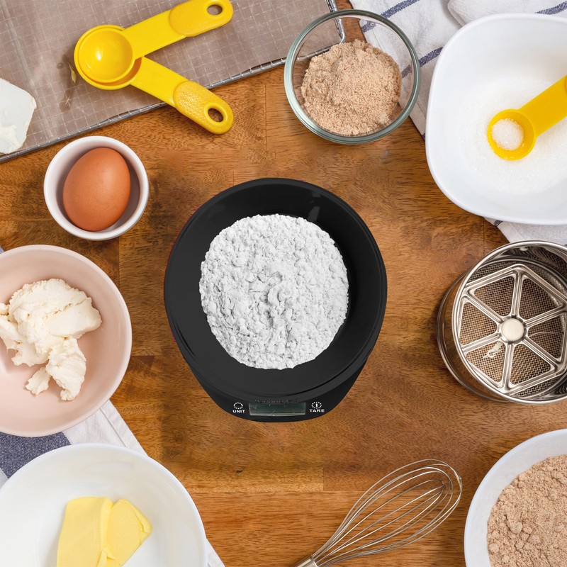 Retoo Kitchen Scales with Bowl, up to 5 kg, Cooking