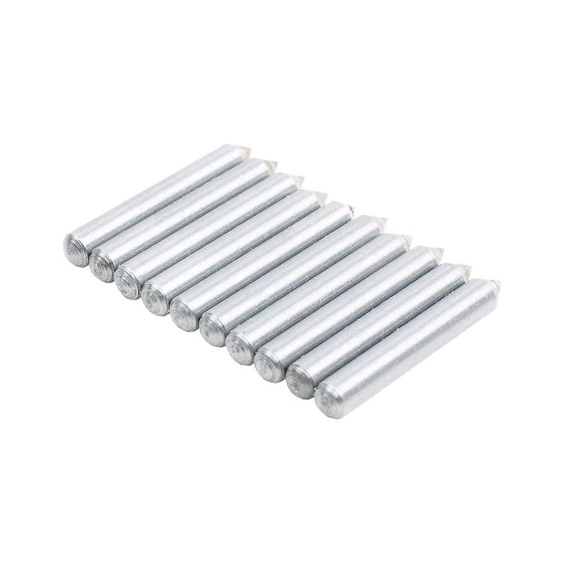 AUTOTOOLHOME 10pcs Scribe Tips Engraver Bits Carbide Point Bit Nozzle