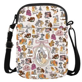 GJTIM Lady Tramp Gift Dog Lady Fans Gift Dog Cartoon Movie Gift Lady Tramp Crossbody Bag (Tramp CR)