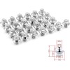 RTRHINOTUNING 100pcs 6.9mm/0.27in Hole Replacement Wheel Lip Rivets Nuts Wheel
