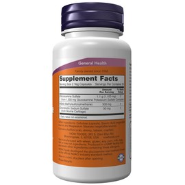 NOW Supplements, Glucosamine & MSM plus Chondroitin Sulfate, Joint Health*, 180 Veg Capsules