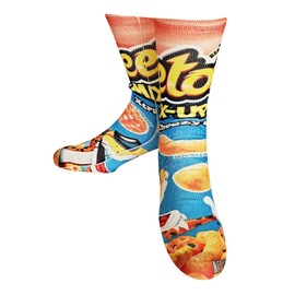 Kacolor Sox Mens Funny Crazy Fashion 3D Printed Custom Novelty Crew Unisex Socks One Pack M Size (Mix-Ups)