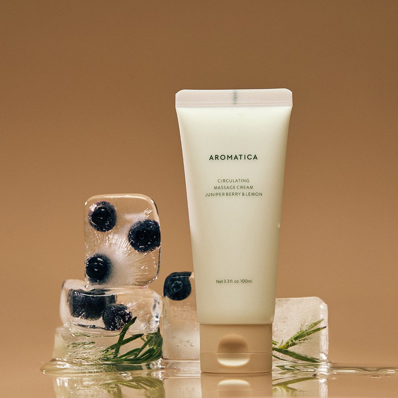 Aromatica Circulating Massage Cream Juniper Berry & Lemon 100ML /