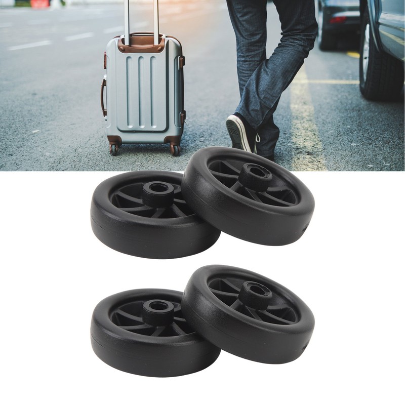 4Pcs Luggage Wheel Suitcase Wheels Universal Wheel Caster Wheel PVC