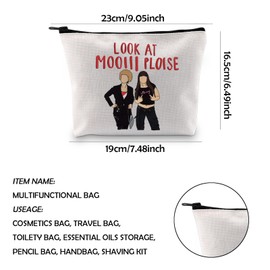 WCGXKO TV Comedy Gift Tv Series Inspired Gift Hornbag Bag Gift Zipper Pouch Makeup Bag (Look at CA)